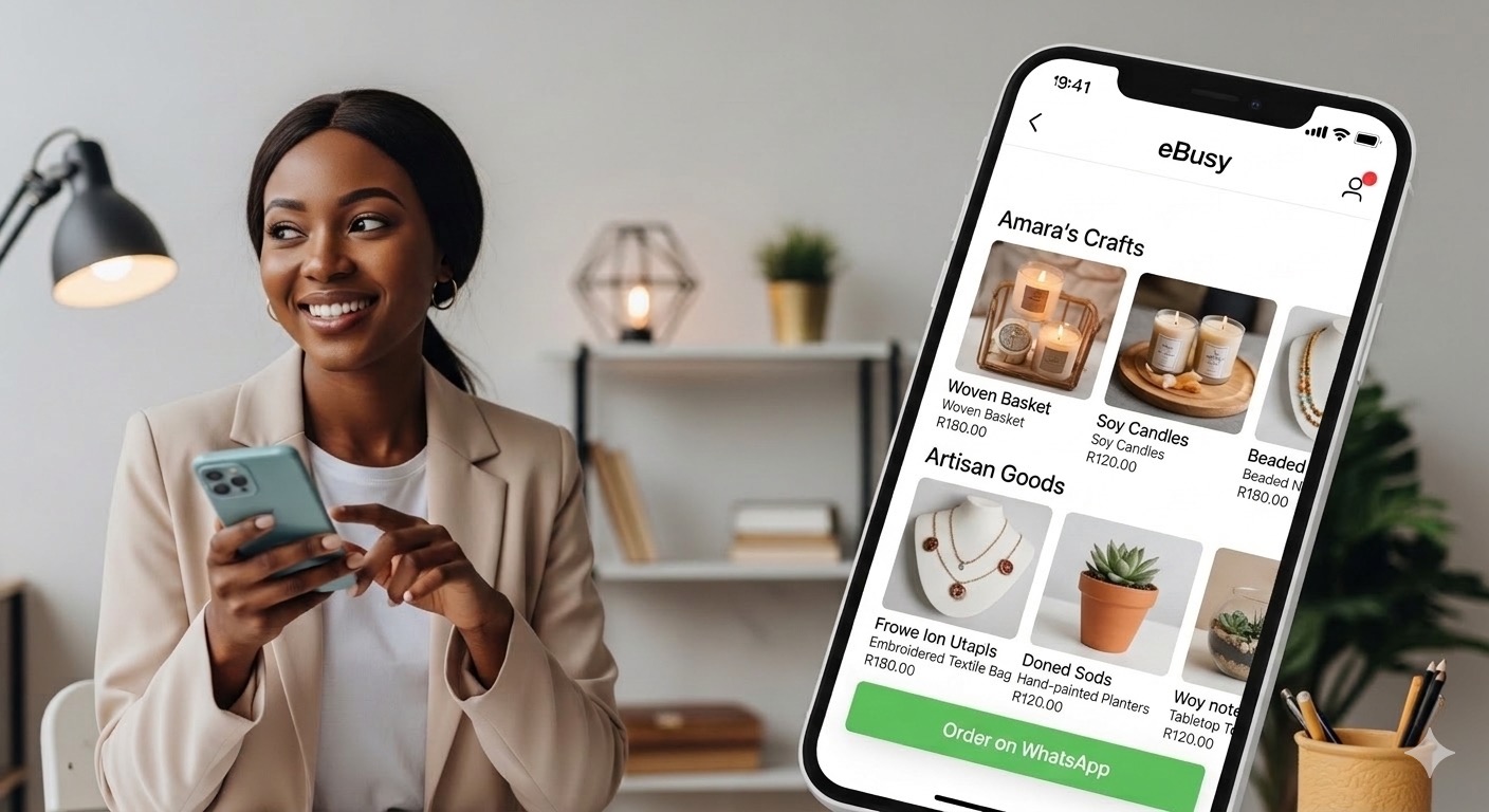 African entrepreneur using eBusy